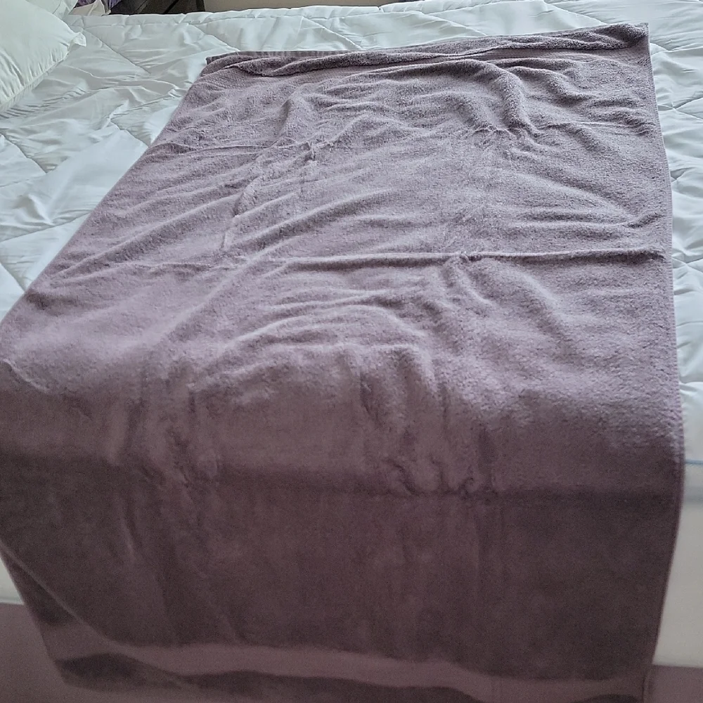 Plush Purple Bath Sheet